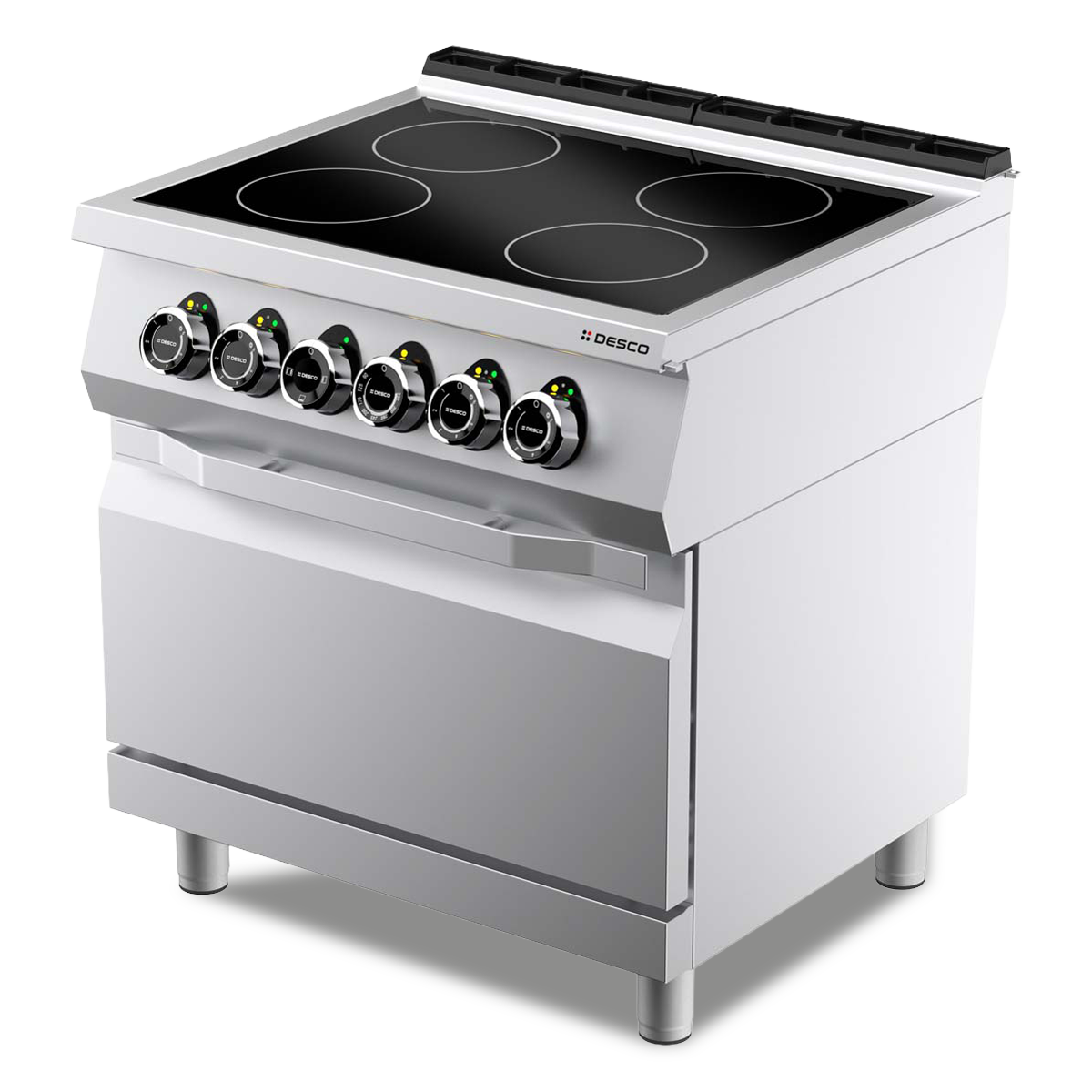 INFRARED KITCHEN RANGE 4P + ELT OVEN 2/1