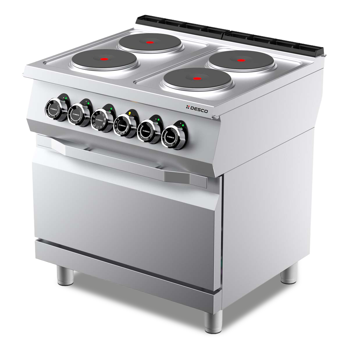 ELT KITCHEN RANGE 4P + ELT OVEN 1/1 VENTILATED