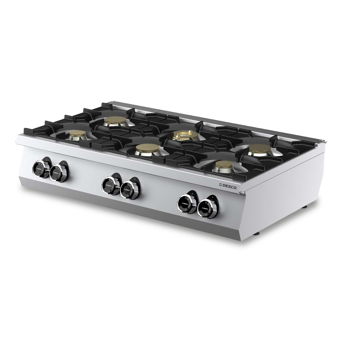 GAS COOKING TOP 6 BURNERS