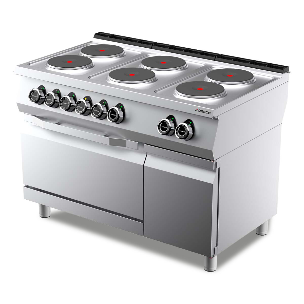 ELT KITCHEN RANGE 6P + ELT OVEN 1/1 VENTILATED