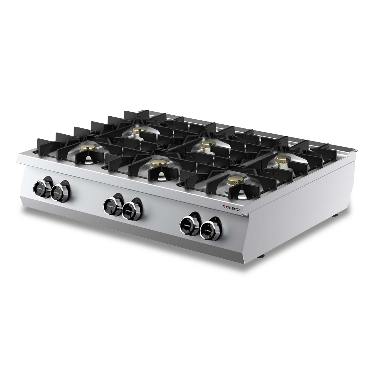 GAS COOKING TOP 6 BURNERS