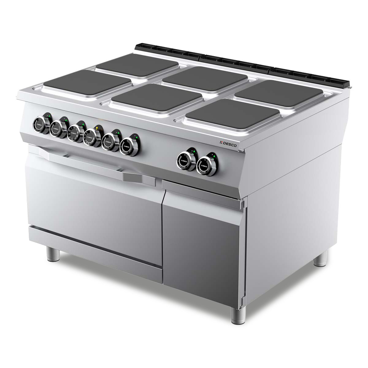 ELT KITCHEN RANGE 6P + ELT OVEN 1/1 VENTILATED