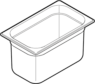 BACINELLA GN 1/4 H=150
