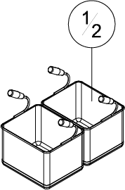 KIT CESTELLI 900 2 x KCP0030