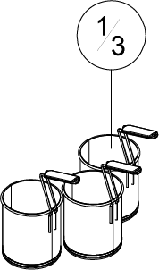 KIT CESTELLI 900 3 x KCP0070