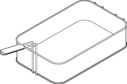 CESTELLO 1/1 FRIGGITRICE 21L