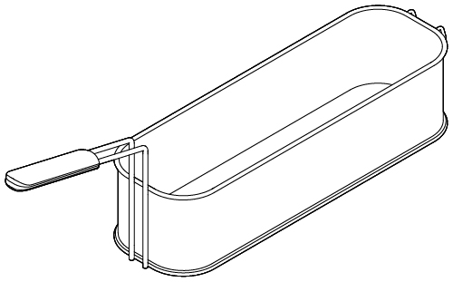 CESTELLO 1/2 FRIGGITRICE 21L