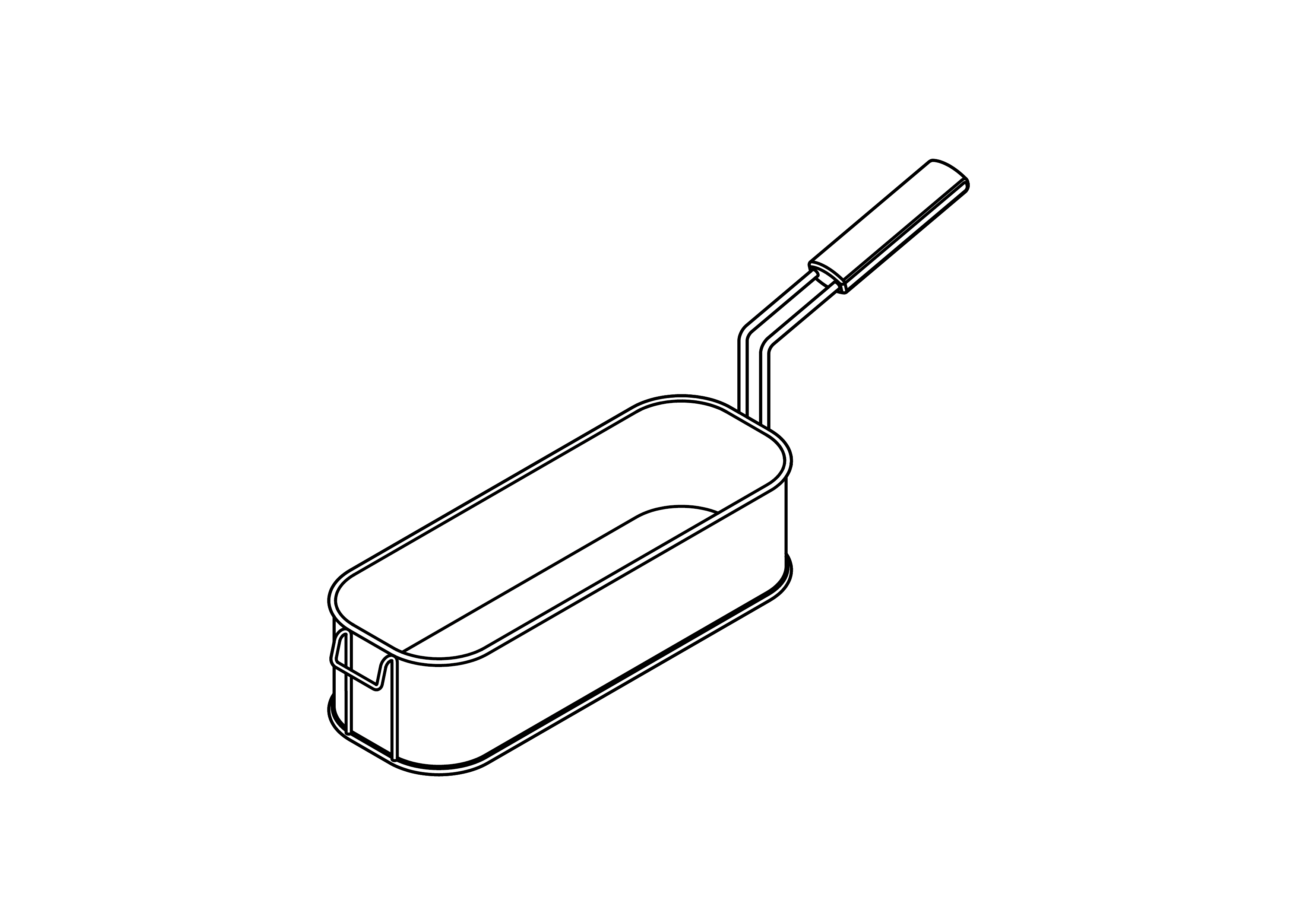 CESTELLO 1/2 FRIGGITRICE 22L