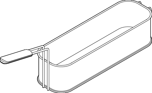 CESTELLO 1/2 FRIGGITRICE 17L