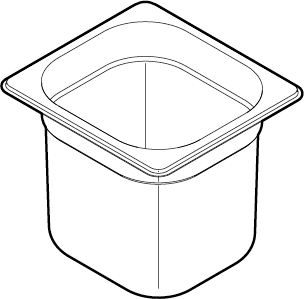 BACINELLA GN 1/6 H=100