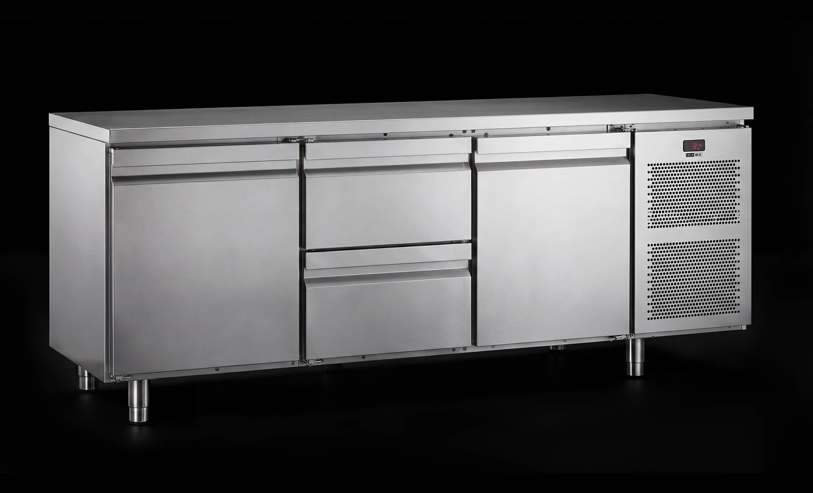 Desco closed refrigerated counter