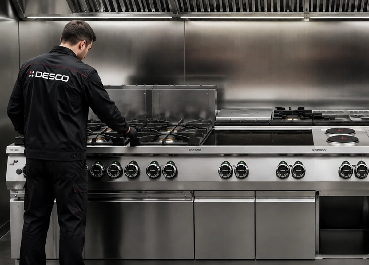 Supporto alla messa in opera di una cucina professionale Desco